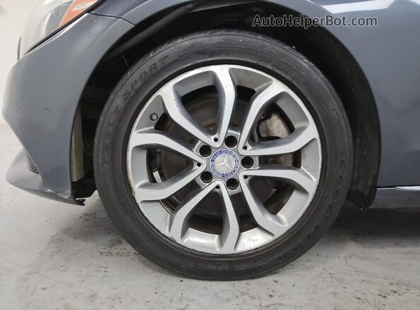 55SWF4KB8GU121335 2016 MERCEDES-BENZ C Gray 