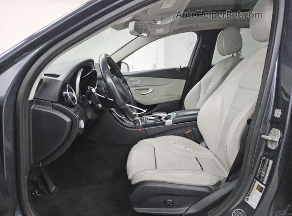 55SWF4KB8GU121335 2016 MERCEDES-BENZ C Gray 