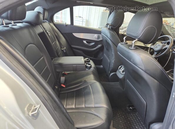 55SWF4KB8GU126874 2016 MERCEDES-BENZ C Silver უკანა სავარძლების ხედი