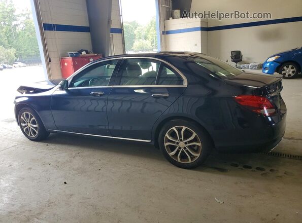 55SWF4KB8GU161088 2016 MERCEDES-BENZ C Blue Задня ліва чверть