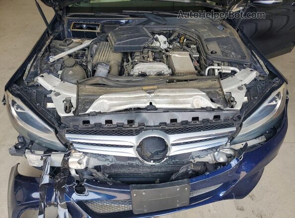 55SWF4KB8GU161088 2016 MERCEDES-BENZ C Blue Вид задньої частини салону