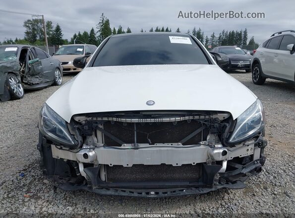 55SWF4KB8GU168090 2016 MERCEDES-BENZ C-CLASS White Widok wnętrza z tyłu