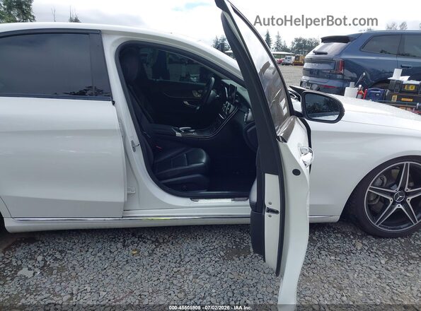 55SWF4KB8GU168090 2016 MERCEDES-BENZ C-CLASS White Widok wnętrza z przodu