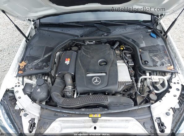 55SWF4KB8GU168090 2016 MERCEDES-BENZ C-CLASS White Widok z tyłu