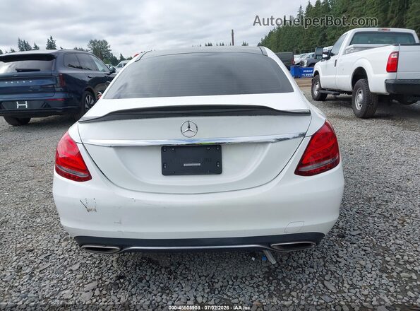 55SWF4KB8GU168090 2016 MERCEDES-BENZ C-CLASS White 
