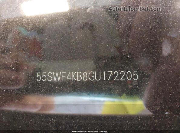 55SWF4KB8GU172205 2016 MERCEDES-BENZ C-CLASS Белый Вид подкапотного пространства