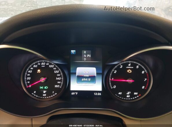 55SWF4KB8GU172205 2016 MERCEDES-BENZ C-CLASS Белый Вид задних сидений