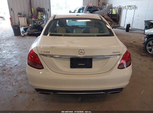 55SWF4KB8GU172205 2016 MERCEDES-BENZ C-CLASS Белый 