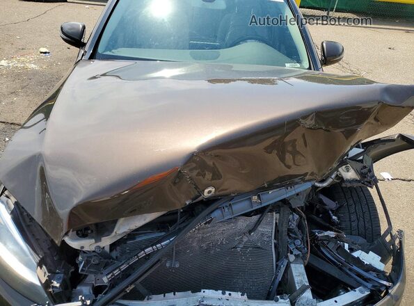 55SWF4KB8HU183495 2017 MERCEDES-BENZ C Brown Սալոնի հետևի տեսք