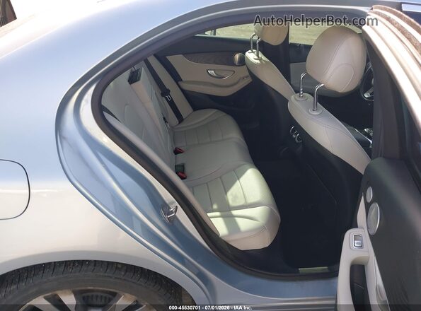 55SWF4KB8HU205334 2017 MERCEDES-BENZ C-CLASS Silver Вид наклейки з VIN-кодом
