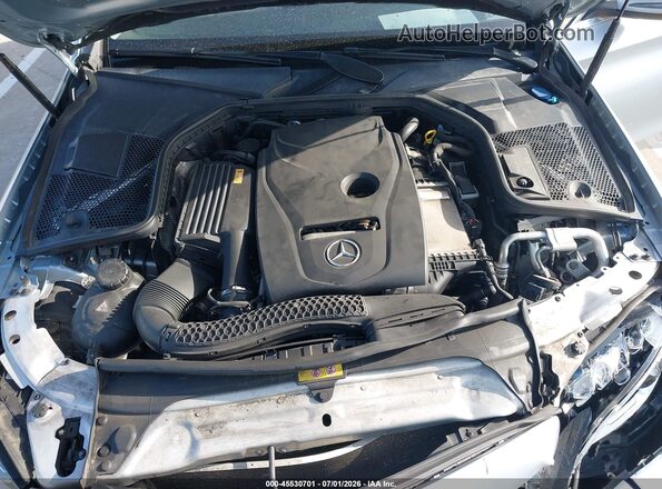 55SWF4KB8HU205334 2017 MERCEDES-BENZ C-CLASS Silver Вид ззаду