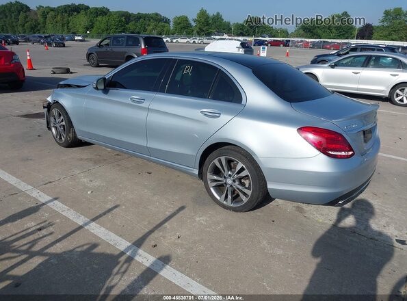 55SWF4KB8HU205334 2017 MERCEDES-BENZ C-CLASS Silver Задня ліва чверть