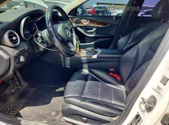 55SWF4KB8HU205897 2017 MERCEDES-BENZ C White Front interior view