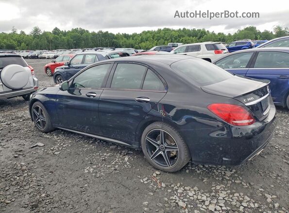 55SWF4KB8JU262249 2018 MERCEDES-BENZ C Black Задня ліва чверть