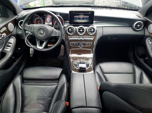 55SWF4KB8JU262249 2018 MERCEDES-BENZ C Black Вид панелі приладів