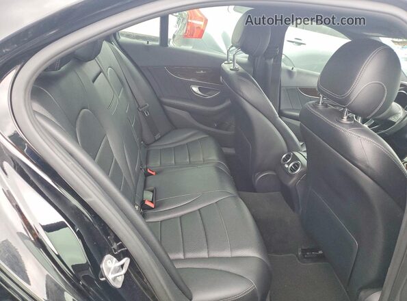 55SWF4KB8JU262249 2018 MERCEDES-BENZ C Black Вид задніх сидінь