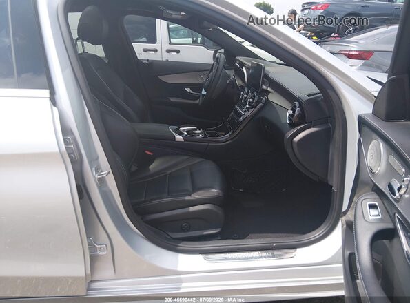 55SWF4KB9GU139147 2016 MERCEDES-BENZ C-CLASS Серебряный Вид салона спереди