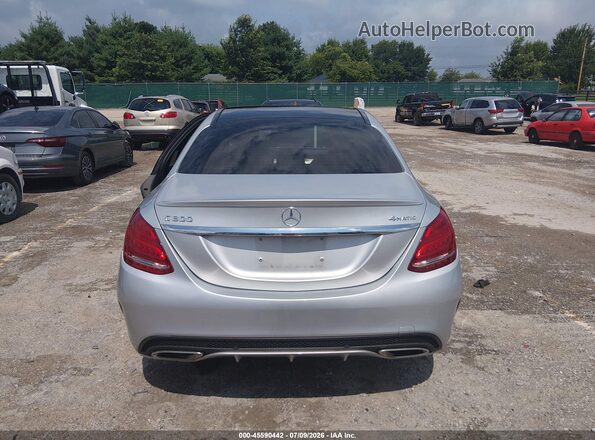 55SWF4KB9GU139147 2016 MERCEDES-BENZ C-CLASS Серебряный 