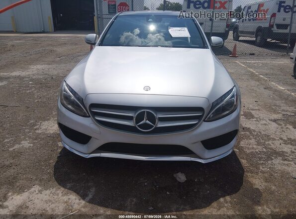 55SWF4KB9GU139147 2016 MERCEDES-BENZ C-CLASS Серебряный Вид щитка приборов