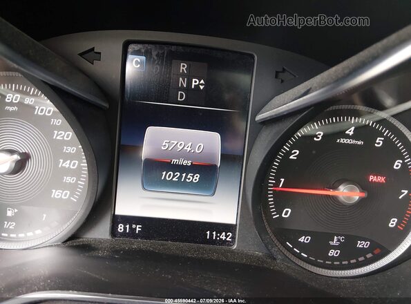 55SWF4KB9GU139147 2016 MERCEDES-BENZ C-CLASS Серебряный 