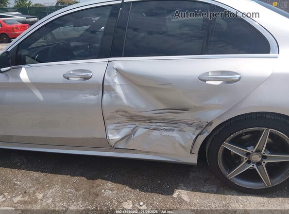 55SWF4KB9GU139147 2016 MERCEDES-BENZ C-CLASS Серебряный Вид спереди