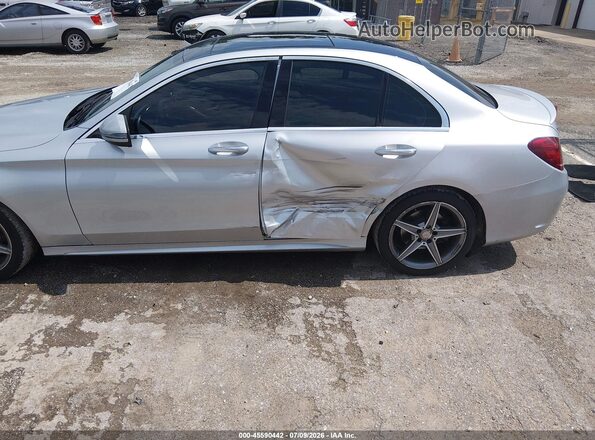 55SWF4KB9GU139147 2016 MERCEDES-BENZ C-CLASS Серебряный Панорамный вид салона 360°