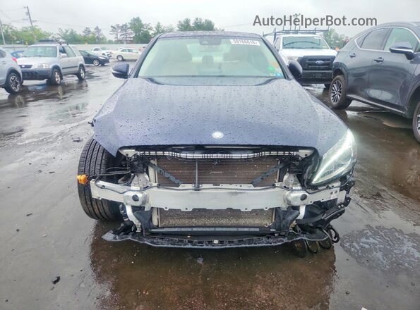 55SWF4KB9GU153873 2016 MERCEDES-BENZ C Blue Front view
