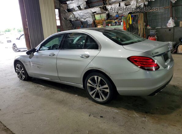 55SWF4KB9GU173654 2016 MERCEDES-BENZ C Серебряный Задняя левая четверть