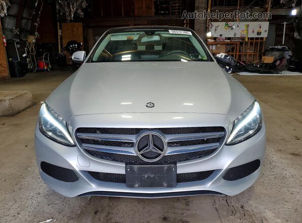 55SWF4KB9GU173654 2016 MERCEDES-BENZ C Серебряный Вид спереди