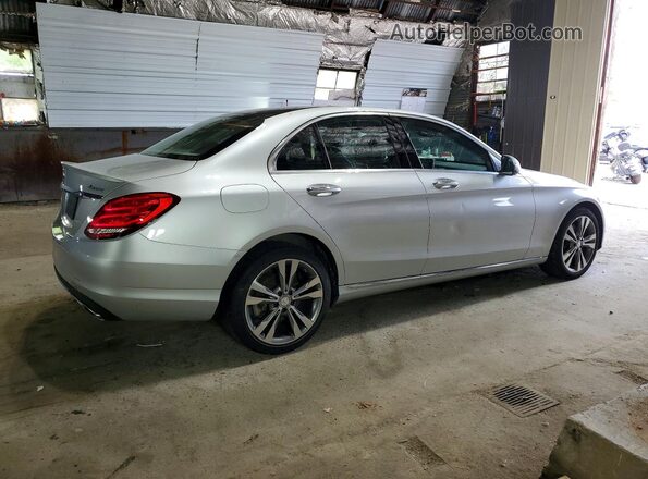 55SWF4KB9GU173654 2016 MERCEDES-BENZ C Серебряный Задняя правая четверть