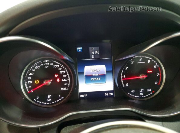 55SWF4KB9GU173654 2016 MERCEDES-BENZ C Серебряный Вид щитка приборов