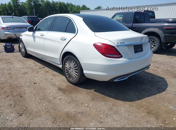 55SWF4KB9GU178174 2016 MERCEDES-BENZ C-CLASS White უკანა მარცხენა