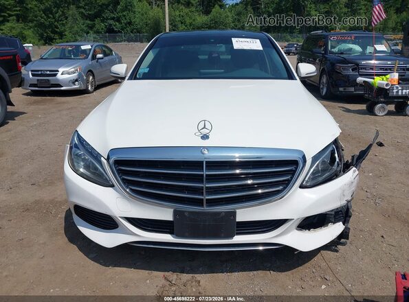 55SWF4KB9GU178174 2016 MERCEDES-BENZ C-CLASS White ხელსაწყოთა პანელის ხედი