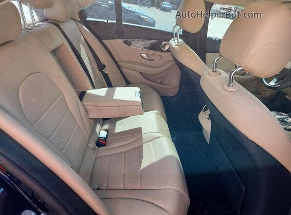 55SWF4KB9HU207335 2017 MERCEDES-BENZ C Синий Вид задних сидений