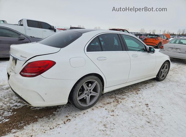 55SWF4KB9HU218996 2017 MERCEDES-BENZ C White Tył prawy