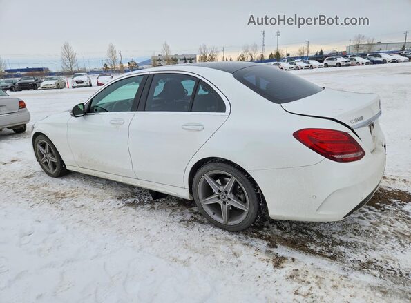 55SWF4KB9HU218996 2017 MERCEDES-BENZ C White Tył lewy