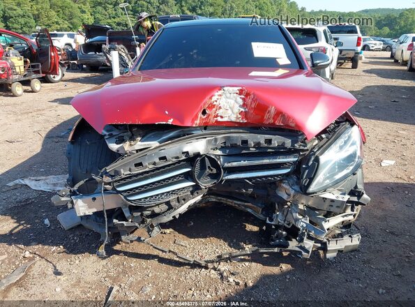55SWF4KBXGU101572 2016 MERCEDES-BENZ C-CLASS Red Դիմացի տեսք