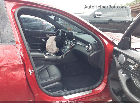 55SWF4KBXGU101572 2016 MERCEDES-BENZ C-CLASS Red Սալոնի դիմացի տեսք