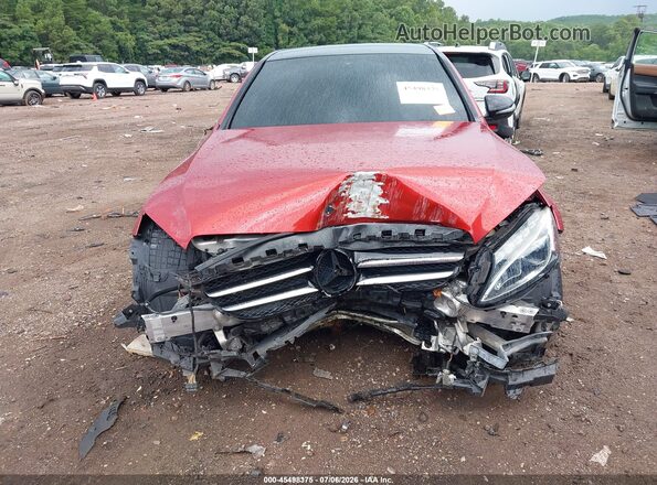 55SWF4KBXGU101572 2016 MERCEDES-BENZ C-CLASS Red Առջևի վահանակի տեսք
