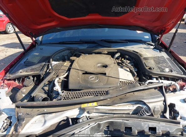 55SWF4KBXGU101572 2016 MERCEDES-BENZ C-CLASS Red Հետևի տեսք