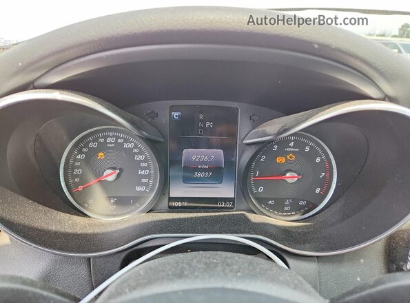 55SWF4KBXGU103435 2016 MERCEDES-BENZ C White Widok zestawu wskaźników