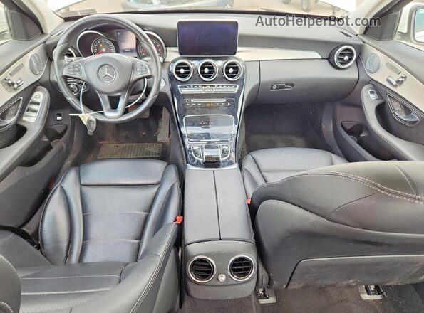 55SWF4KBXGU103435 2016 MERCEDES-BENZ C White Widok deski rozdzielczej