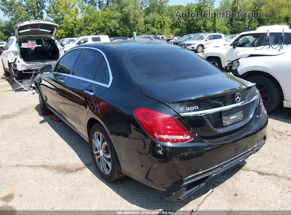 55SWF4KBXGU131834 2016 MERCEDES-BENZ C-CLASS Black Հետևի ձախ