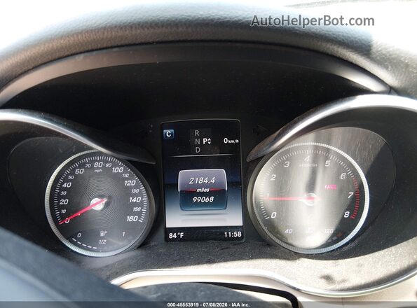 55SWF4KBXGU131834 2016 MERCEDES-BENZ C-CLASS Black Հետևի նստատեղերի տեսք