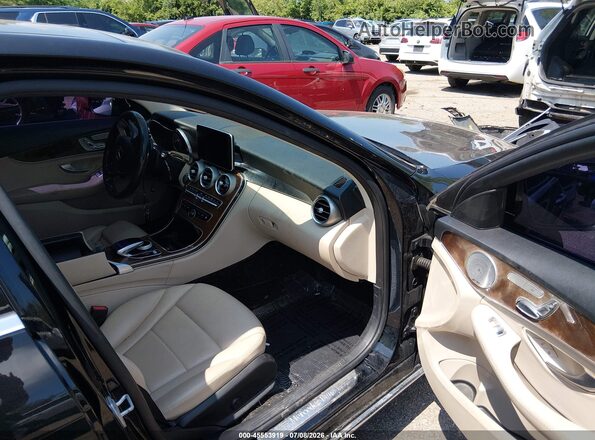 55SWF4KBXGU131834 2016 MERCEDES-BENZ C-CLASS Black Սալոնի դիմացի տեսք