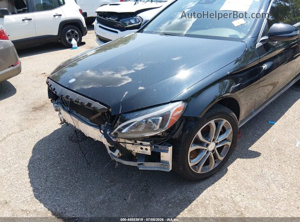 55SWF4KBXGU131834 2016 MERCEDES-BENZ C-CLASS Black Դիմացի տեսք