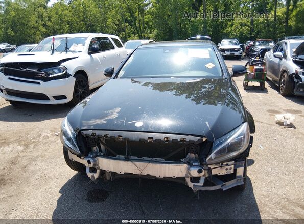 55SWF4KBXGU131834 2016 MERCEDES-BENZ C-CLASS Black Սալոնի հետևի տեսք