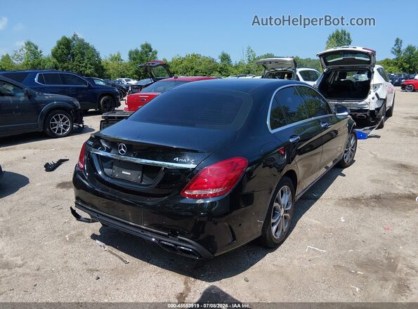 55SWF4KBXGU131834 2016 MERCEDES-BENZ C-CLASS Black Հետևի աջ