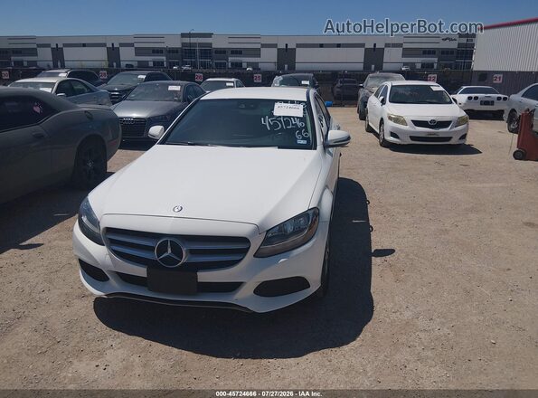 55SWF4KBXGU140775 2016 MERCEDES-BENZ C-CLASS White Front view
