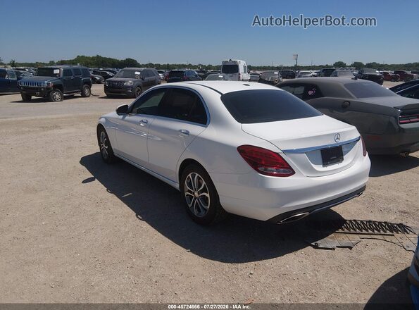 55SWF4KBXGU140775 2016 MERCEDES-BENZ C-CLASS White Rear left